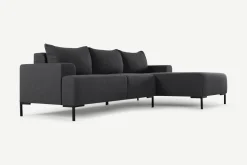 Seccional con Chaise Longue a la Derecha Oskar – Gris Sterling