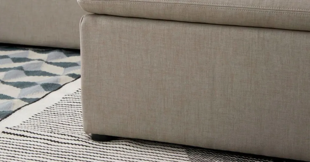 Seccional con Chaise Longue a la Derecha Victor – Gris Portland