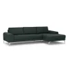 Seccional con Chaise Longue a la Derecha Vittorio – Gris Antracita