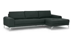 Seccional con Chaise Longue a la Derecha Vittorio – Gris Antracita