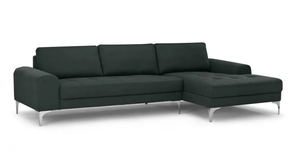 Seccional con Chaise Longue a la Derecha Vittorio – Gris Antracita