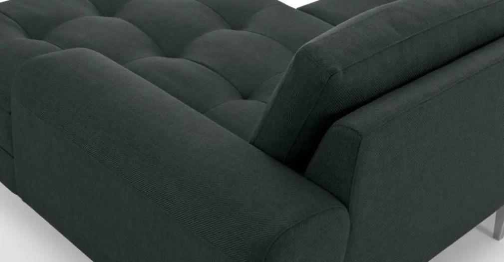 Seccional con Chaise Longue a la Derecha Vittorio – Gris Antracita