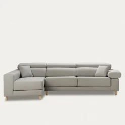 Seccional con Chaise Longue a la Izquierda Air – Cemento