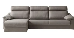 Seccional con Chaise Longue a la Izquierda Berton – Gris
