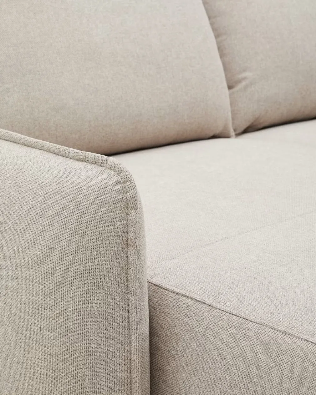 Seccional con Chaise Longue a la Izquierda Carlota – Beige