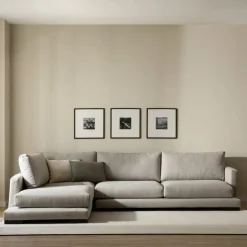 Seccional con Chaise Longue a la Izquierda Crate – Perla