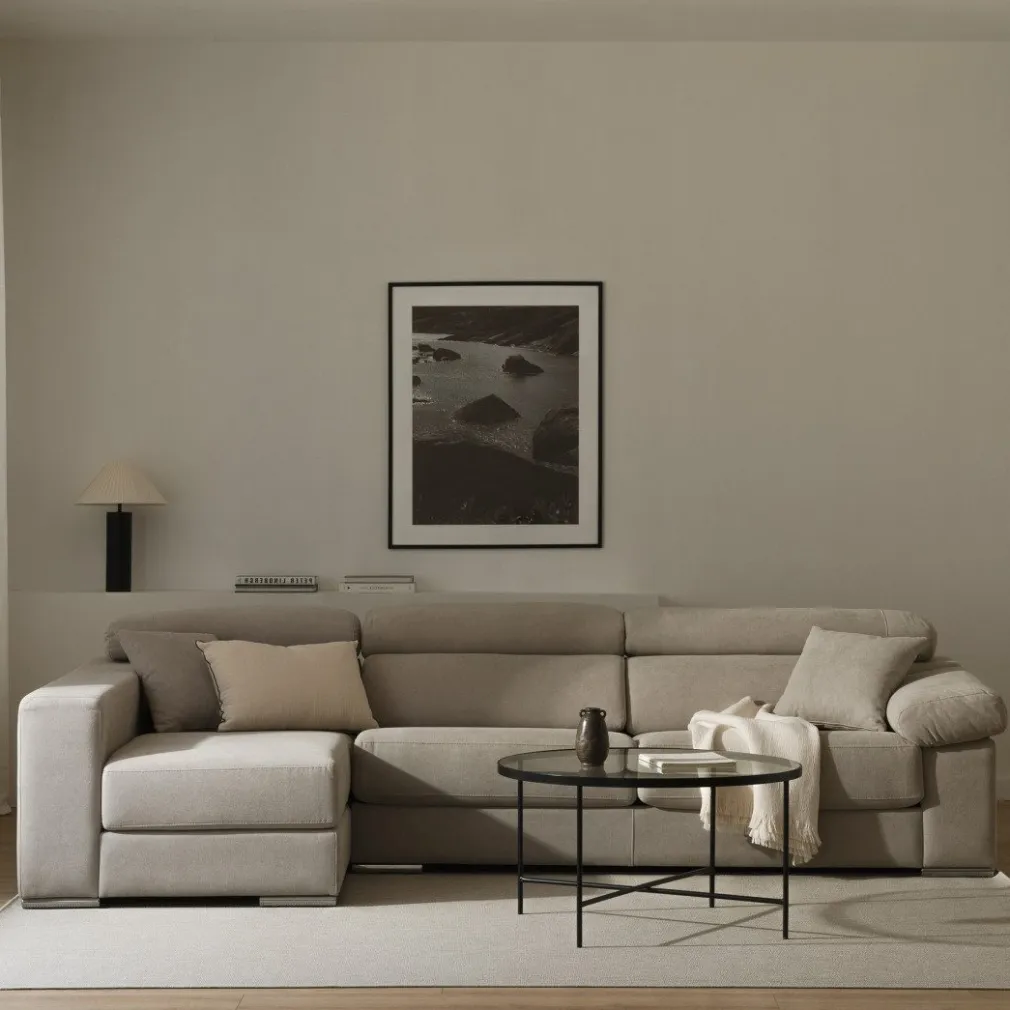 Seccional con Chaise Longue a la Izquierda Dolmen – Perla