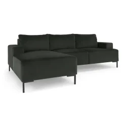 Seccional con Chaise Longue a la Izquierda Frederik – Gris Antracita