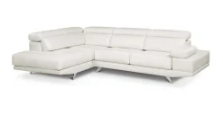 Seccional con Chaise Longue a la Izquierda Galactic – Blanco