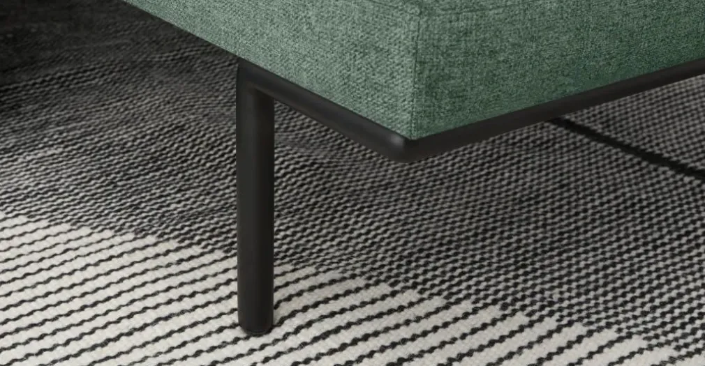 Seccional con Chaise Longue a la Izquierda Harlow – Verde