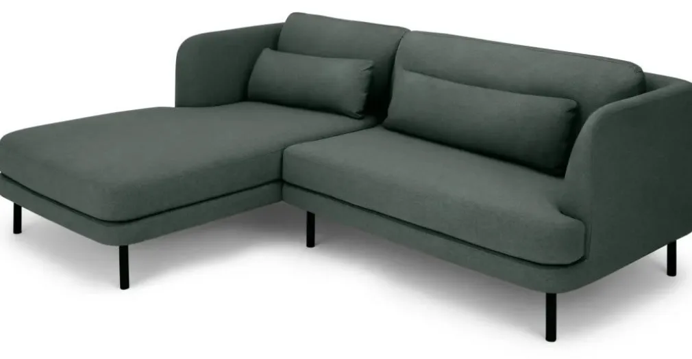 Seccional con Chaise Longue a la Izquierda Herman – Verde Bosque