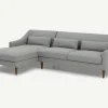 Seccional con Chaise Longue a la Izquierda Herton – Gris Montaña