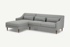 Seccional con Chaise Longue a la Izquierda Herton – Gris Montaña