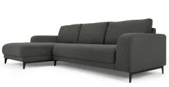 Seccional con Chaise Longue a la Izquierda Luciano – Gris Hudson