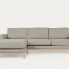 Seccional con Chaise Longue a la Izquierda Mihaela – Gris