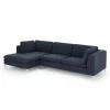 Seccional con Chaise Longue a la Izquierda Monterosso – Azul Tormenta