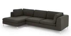 Seccional con Chaise Longue a la Izquierda Monterosso – Gris Marengo