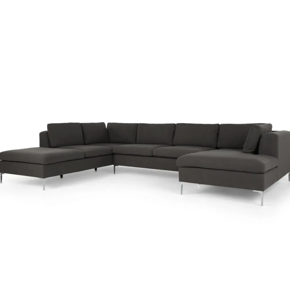 Seccional con Chaise Longue a la Izquierda Monterosso – Gris Marengo