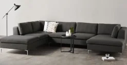 Seccional con Chaise Longue a la Izquierda Monterosso – Gris Marengo