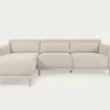 Seccional con Chaise Longue a la Izquierda Singa – Crudo