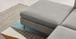 Seccional con Chaise Longue a la Izquierda Vento – Gris Manhattan