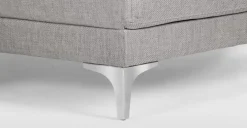 Seccional con Chaise Longue a la Izquierda Vittorio – Gris Perla