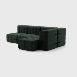 Seccional 2 Cuerpos con Chaise Longue a la Derecha Curt