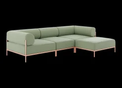 Seccional 3 Cuerpos con Chaise Longue a la Derecha Noah