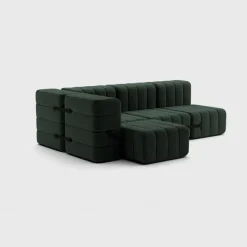 Seccional 2 Cuerpos con Chaise Longue a la Izquierda Curt