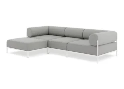 Seccional 3 Cuerpos con Chaise Longue a la Izquierda Noah