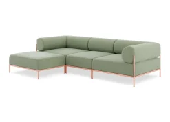 Seccional 3 Cuerpos con Chaise Longue a la Izquierda Noah