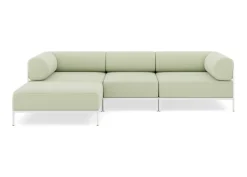 Seccional 3 Cuerpos con Chaise Longue a la Izquierda Noah