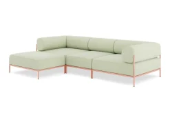 Seccional 3 Cuerpos con Chaise Longue a la Izquierda Noah