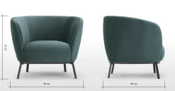 Silla Belle – Verde Mar