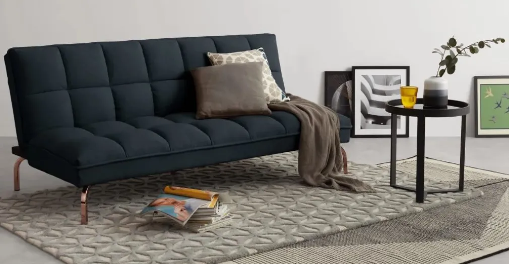 Sofá Cama Click Clack Hallie – Azul Egeo