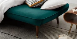 Sofá Cama Click Clack Margot – Azul Seafoam