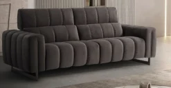Sofá 3 Cuerpos Hampton – Negro