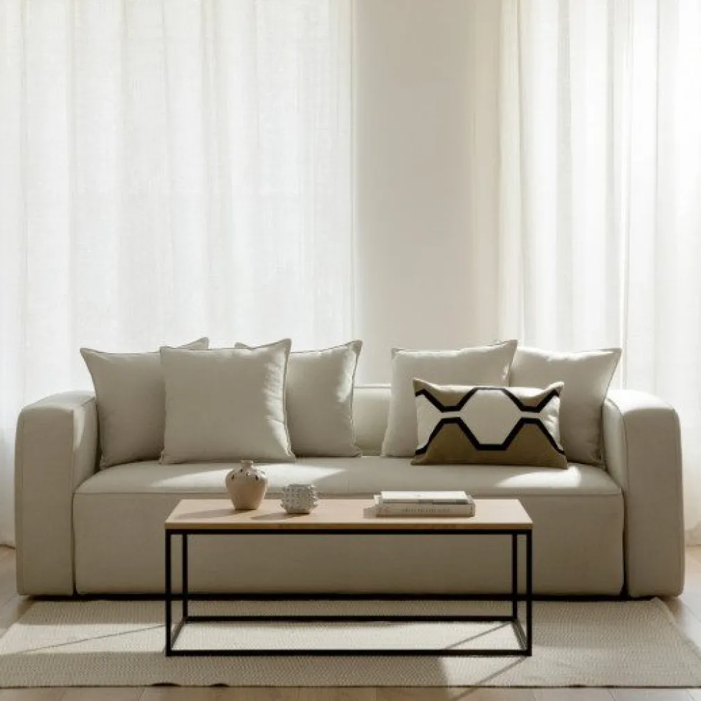 Sofá 3 Cuerpos Livorno – Beige