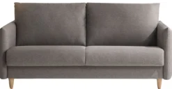 Sofá 2 Cuerpos Minimal – Gris Oscuro