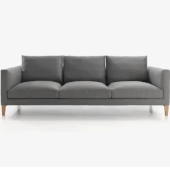 Sofá 3 Cuerpos Slim – Gris Oscuro