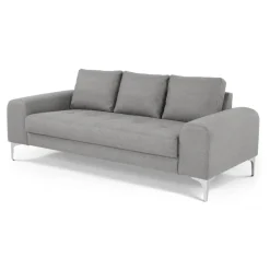 Sofá 3 cuerpos Vittorio – Gris Perla