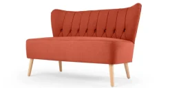 Sofá de 2 Cuerpos Charley – Naranja Retro