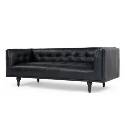 Sofá de 3 Cuerpos Connor – Negro