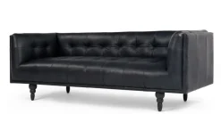 Sofá de 3 Cuerpos Connor – Negro Premium