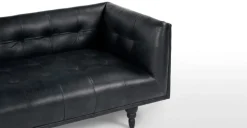 Sofá de 3 Cuerpos Connor – Negro Premium