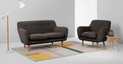 Sofá de 2 Cuerpos Dylan – Gris Marga