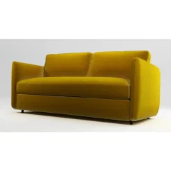 Sofá de 3 Cuerpos Fletcher – Amarillo Azafrán