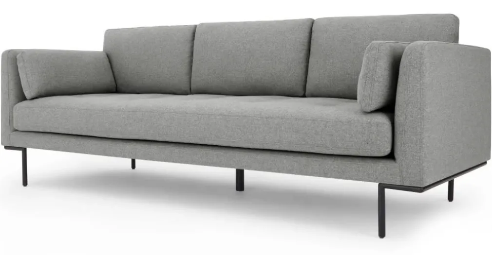 Sofá de 3 Cuerpos Harlow – Gris Montaña