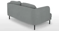 Sofá de 2 Cuerpos Herman – Algodón Gris