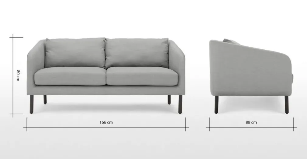 Sofá de 2 Cuerpos Merrick – Gris